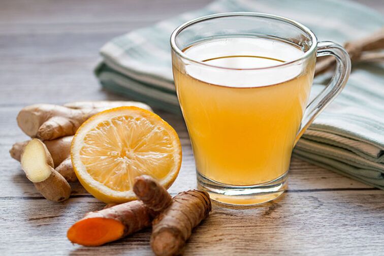 Thé au gingembre - une boisson curative qui augmente la puissance du régime alimentaire d'un homme